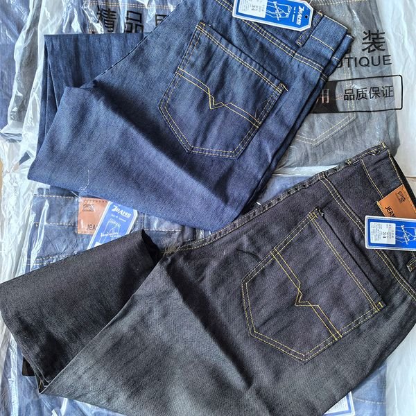 Cheap Thin Fashion Wholesale Plus Size Ready to Ship Custom Classic Jeans for Men Slim Fit Skinny Men's Jeans Pants Straight