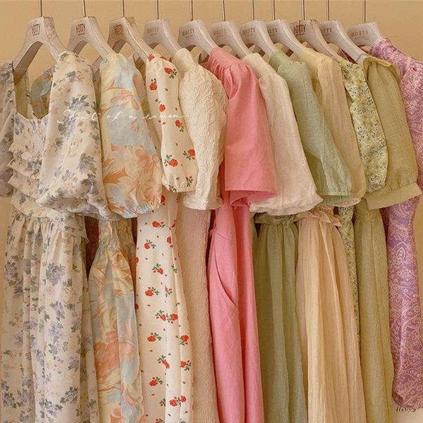 Second-hand Fashion Women's Summer Long One Used Shoulder Dress Women's Clothing Casual Dress Women's Inventory Clearance
