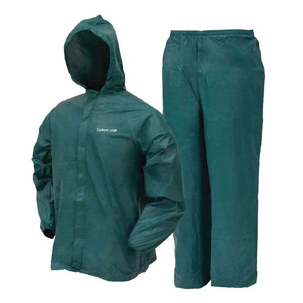 Best Selling High Quality PVC Men's Rain Jackets Custom Wholesale Casual Wear Waterproof Poncho for Adults Travel Outdoor Tours