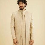 Elegant Men's Wedding Sherwanis Latest Collection of Groom Wear Ethnic Outfits Handmade Long Coats with Churidar Payjama