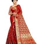 Banarasi Silk Sarees Premium Quality Indian Party Wear Elegant Look Beautiful Weaving Long Casual Available Wholesale Price
