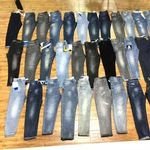 Stock Cut Label Newest Cheapest Good Quality Mixed Denim Used Men's Second-hand Jeans Stock Used Jeans Wholesale