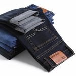 Jeans Factory Direct Sales Summer and Autumn Season New Slim Straight Boys Trousers Casual Breathable Wear Men's Denim Jeans