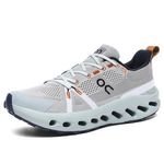 Men's Road Running Minimal Shoes Sneakers Track Trail Fabric Air Mesh Athletic Low-top Lace up Sport Light-weight Breathable