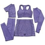 Activewear Assortment Sportswear Yoga Set for Women Tracksuit Workout Gym Clothing Sports Bra Shorts Cop Top Leggings
