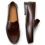 High End Calf Leather Men's Loafer Shoes Handmade Moccasin Wear-Resistant Pure Casual Leather Shoes for Men Office Free Sample