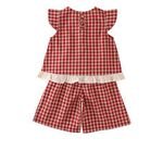 Summer Children's Printed Top Kid Cotton Pant Infant Sleeveless Shirt Baby Girl Clothing Set