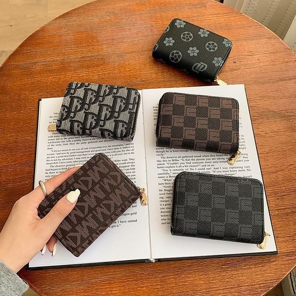 Custom logo PU Leather Wallet Credit Card Holder Notecase RFID Blocking Purse Small Fold Accordion Wallet for Women Men