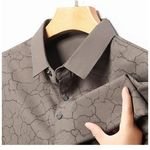 Men's Advanced Sense Lapel Short-sleeved Polo Shirt Men's Casual Business Men's Wear T-shirt High-end Clothing