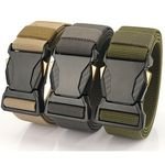 Turun Outdoor Tactical Belt No Hole Stretch Elastic Belts for Hunting Hiking Sports With Metal Bucklemilitary Utility Belts