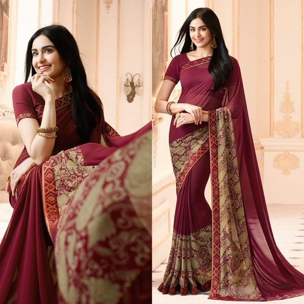 Most Attractive Look Festival Wear Cotton Printed Saree with Blouse Piece Indian Women Wear Best Price Wholesale Surat